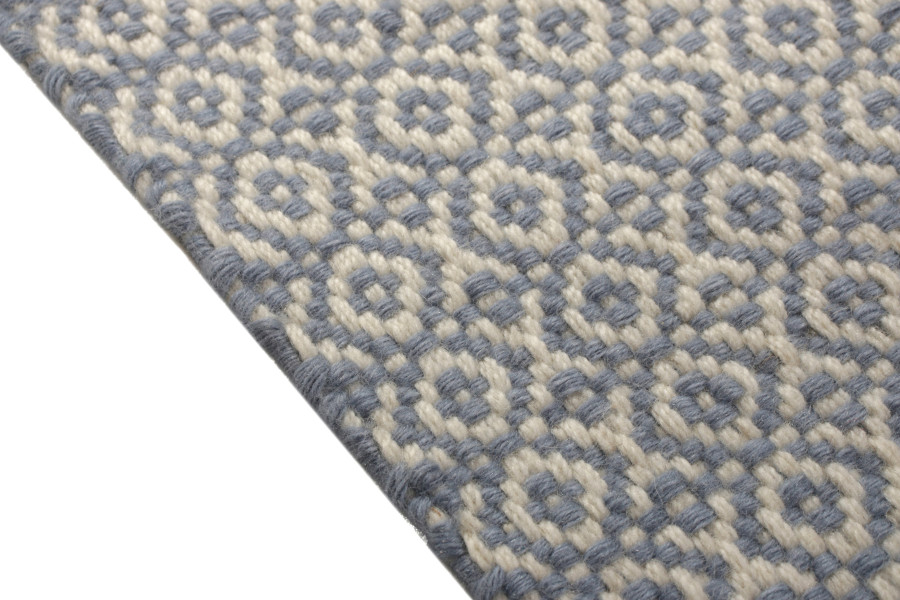 Modern Geometric Flatweave Rug