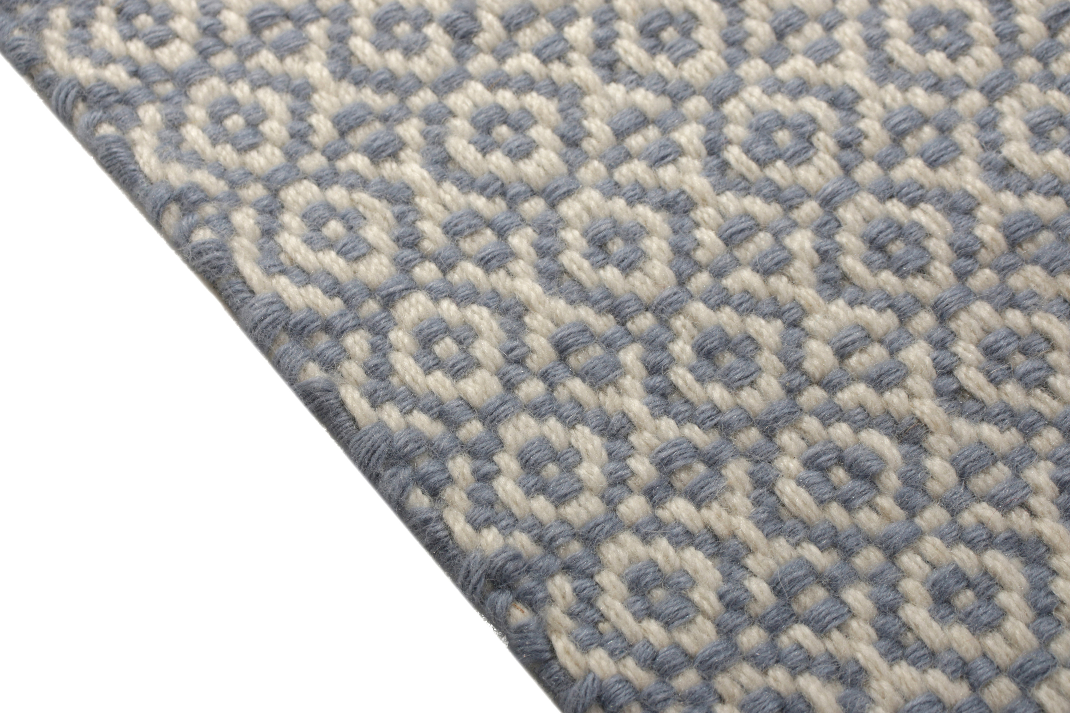 Modern Geometric Flatweave Rug
