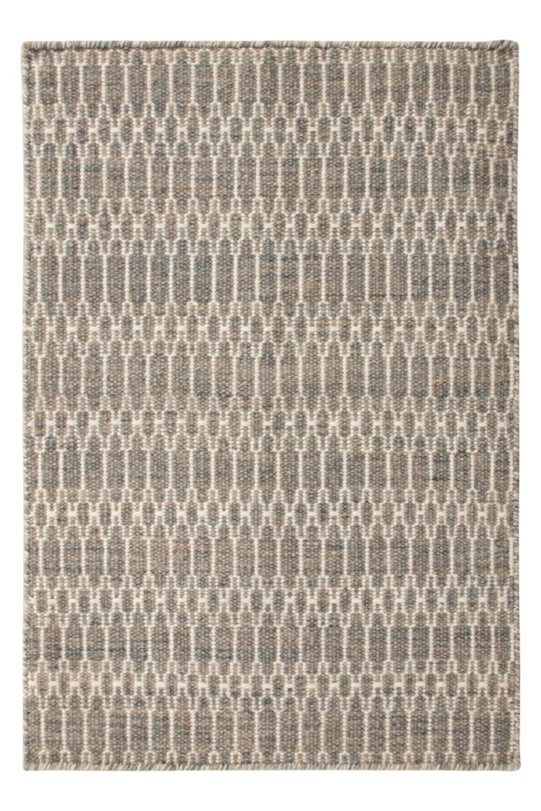 Rug & Kilim’s Contemporary Flatweave Rug with Geometric Lattice Design