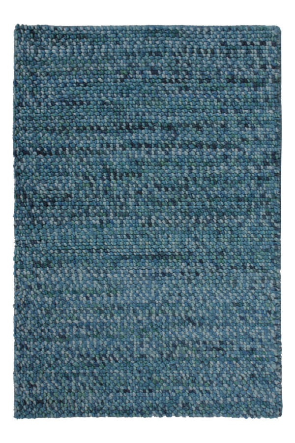 Rug & Kilim’s Contemporary Gift-Sized Rug in Ocean Blue Hues