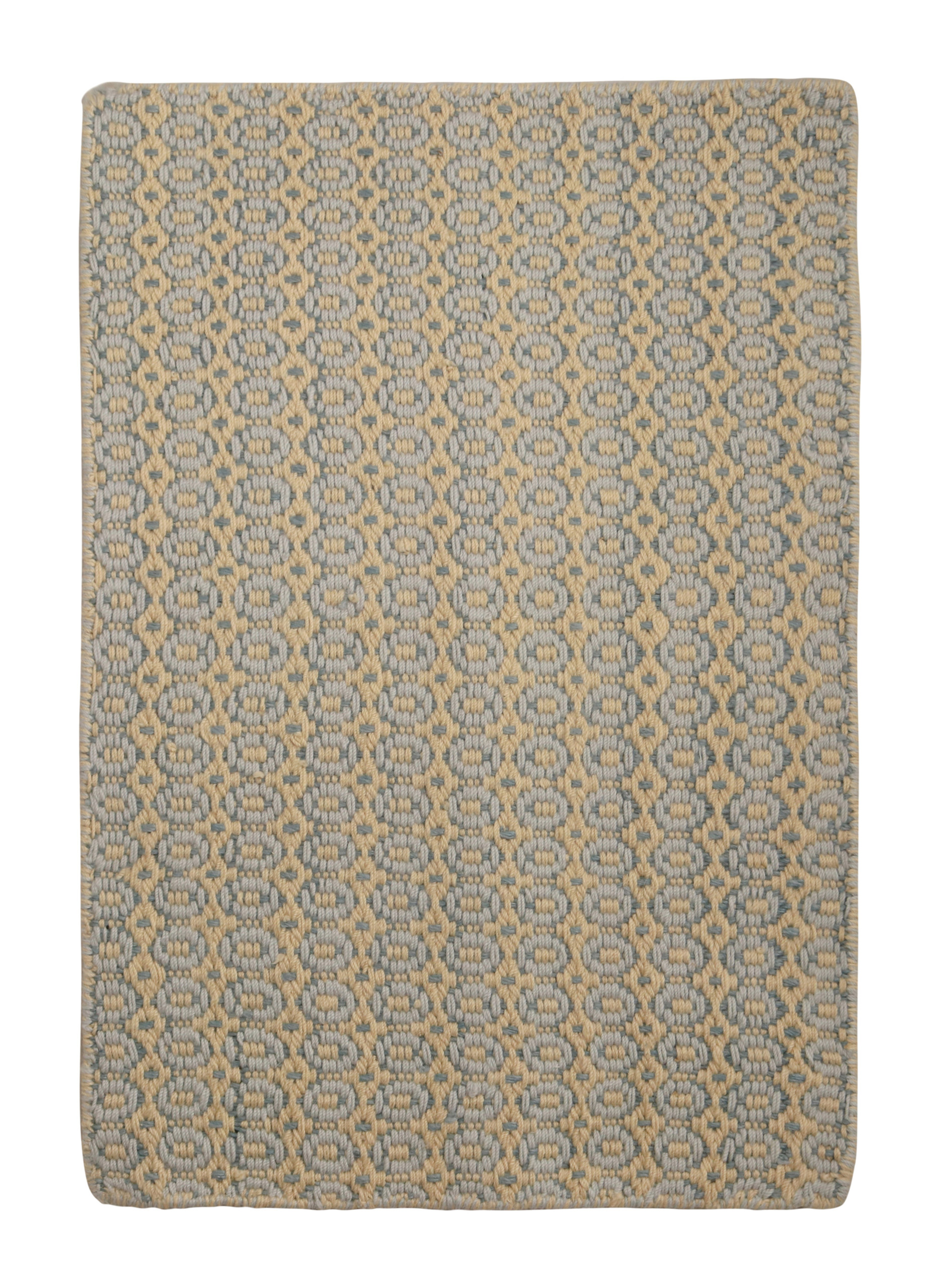 Contemporary Geometric Flatweave Rug
