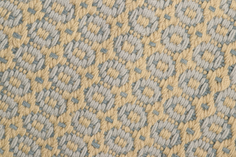 Contemporary Geometric Flatweave Rug