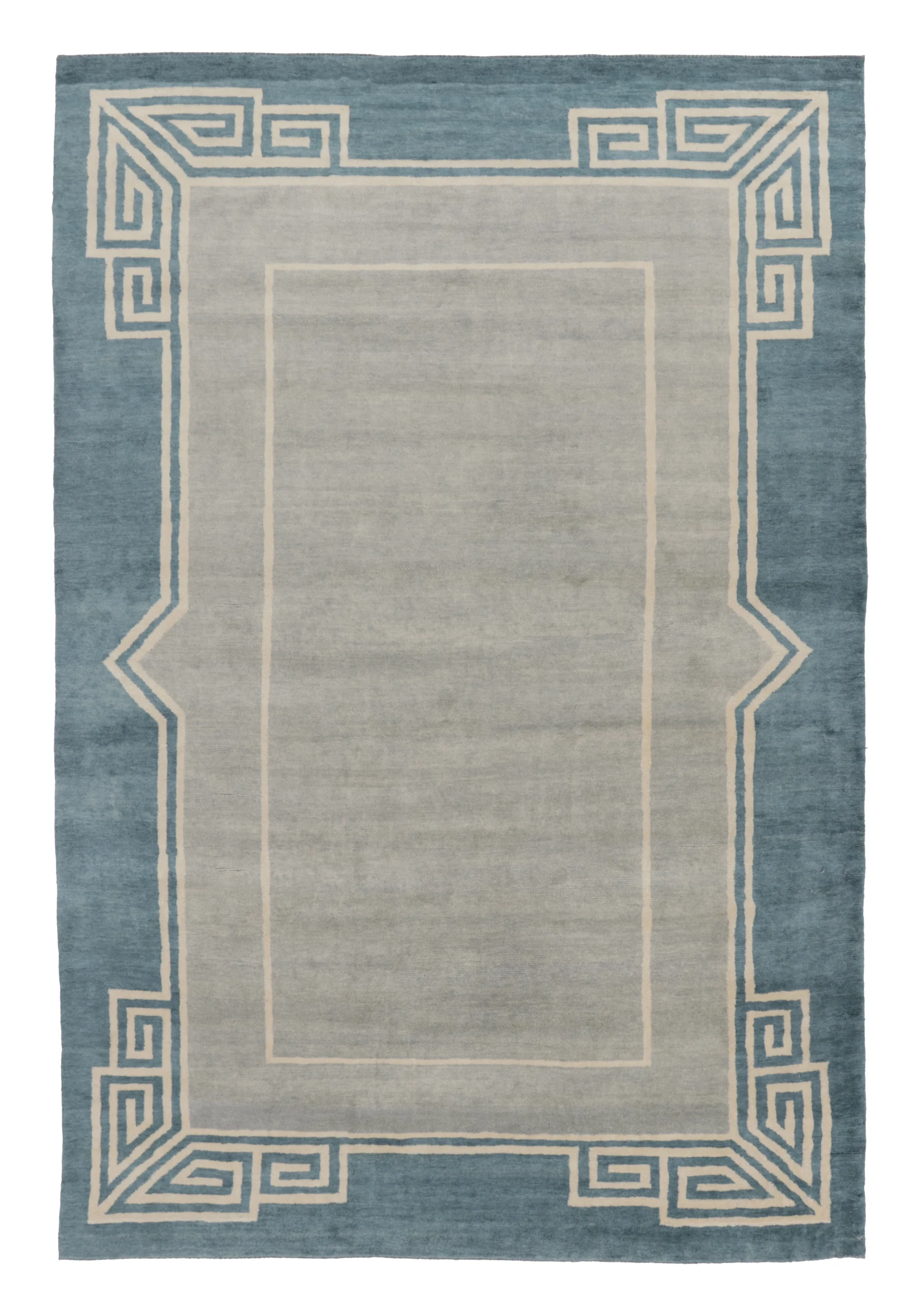 Oversized Vintage French Deco Rug