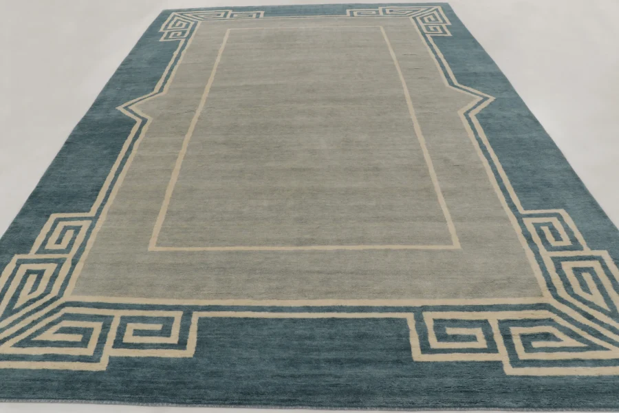 Oversized Vintage French Deco Rug