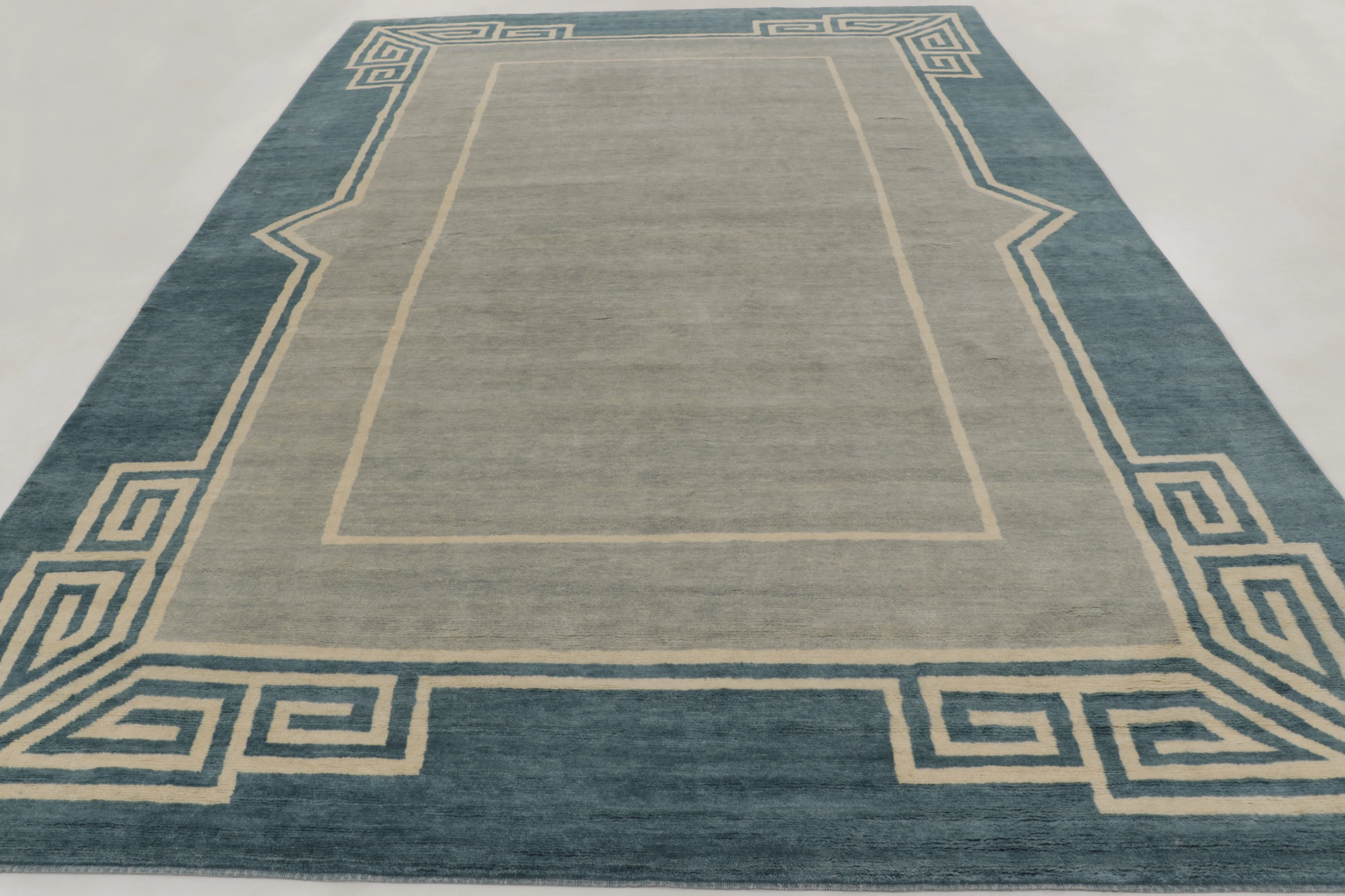 Oversized Vintage French Deco Rug