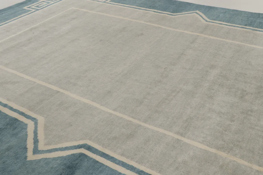 Oversized Vintage French Deco Rug