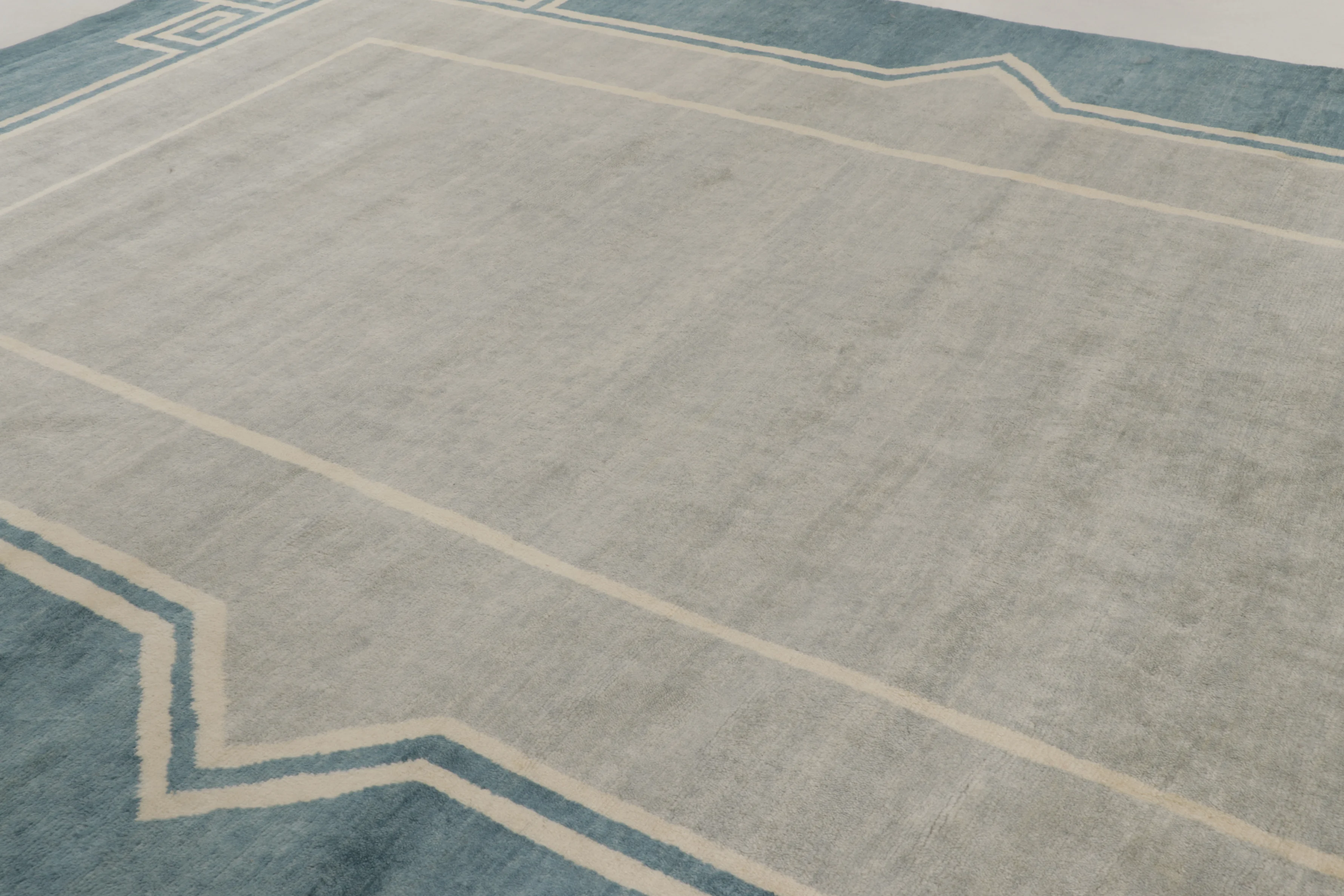 Oversized Vintage French Deco Rug