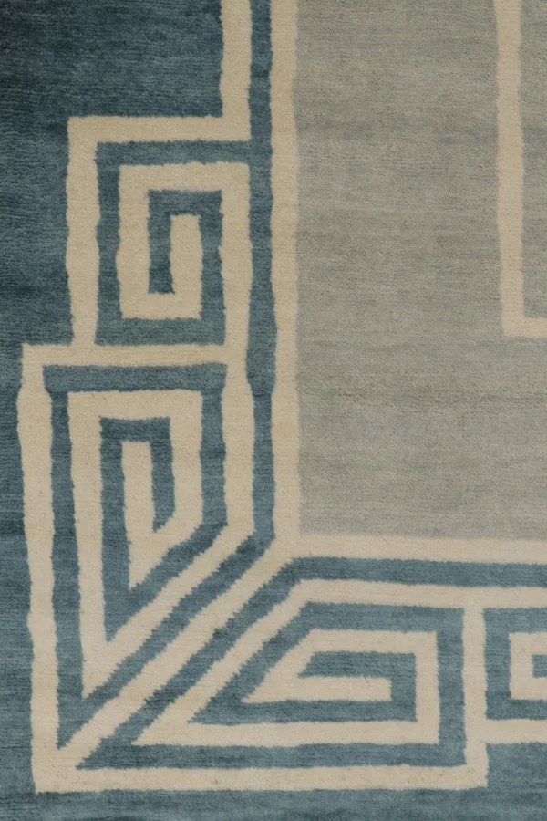 Oversized Vintage French Deco Rug