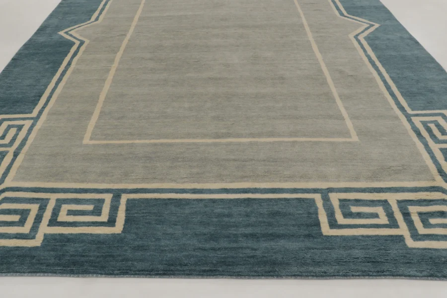 Oversized Vintage French Deco Rug