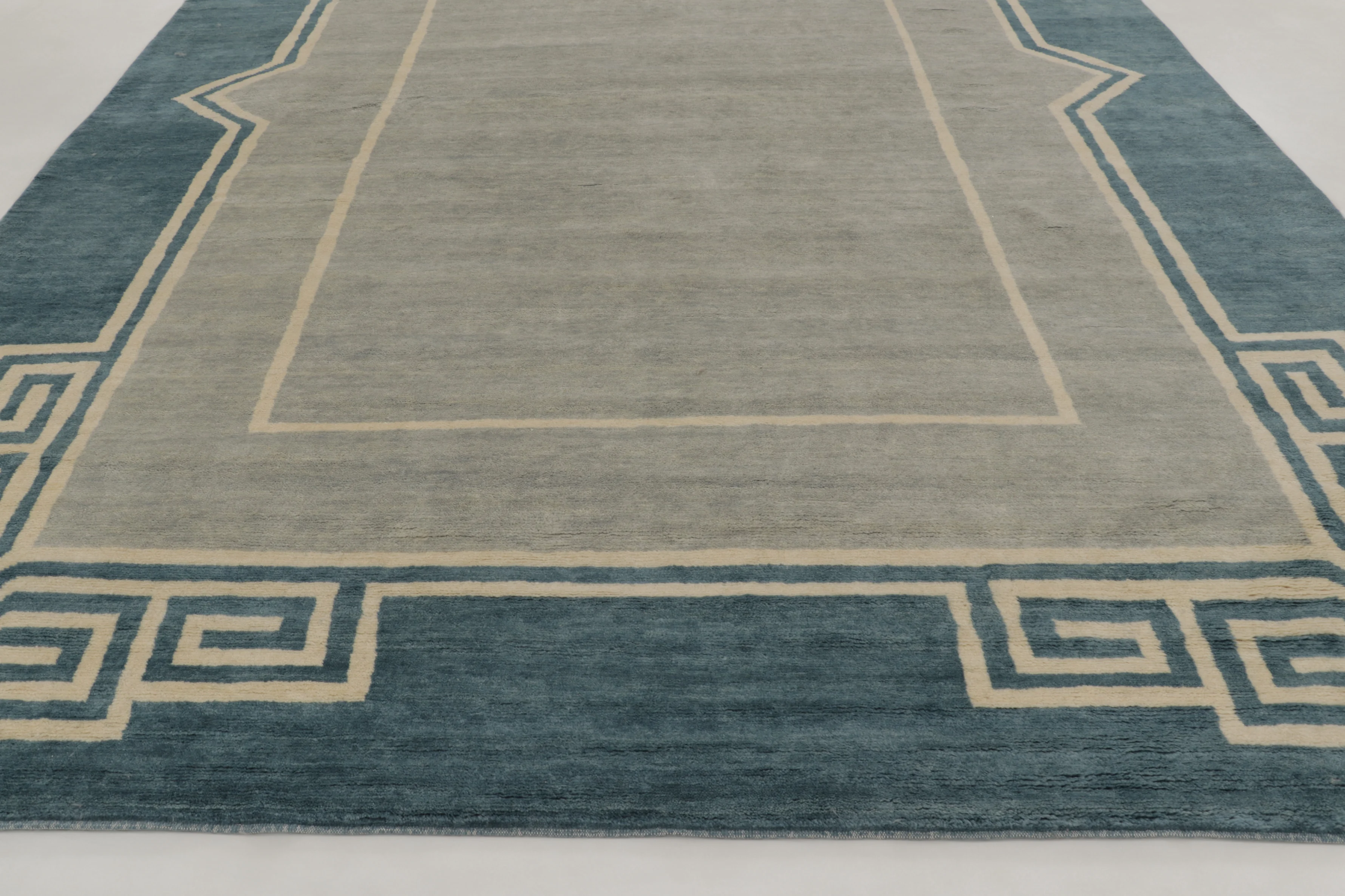 Oversized Vintage French Deco Rug