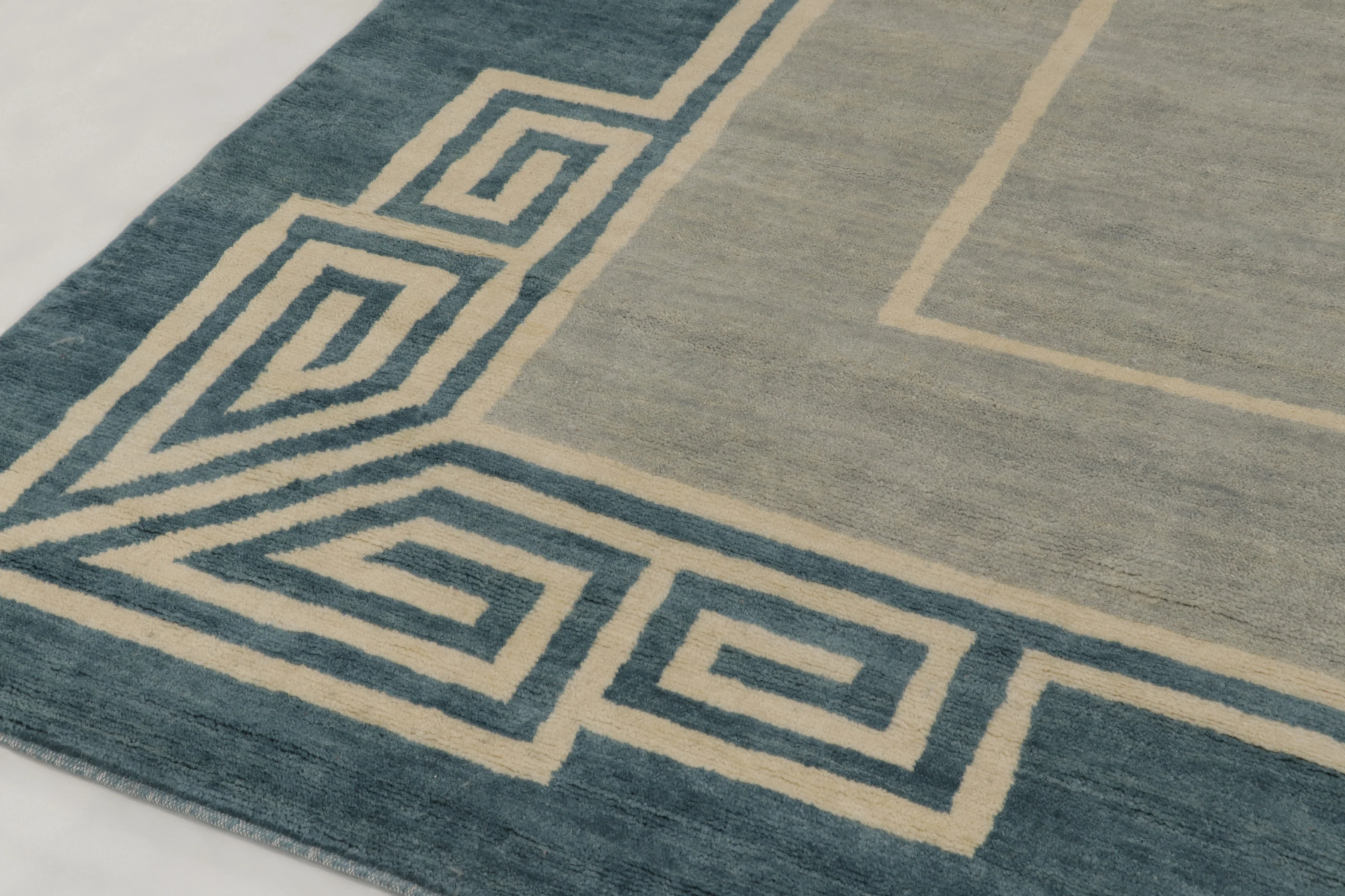 Oversized Vintage French Deco Rug