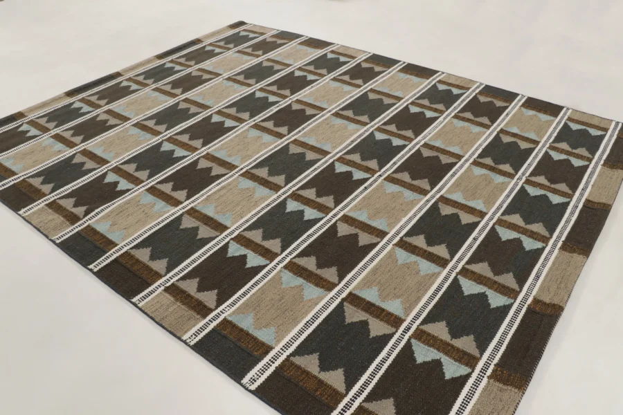 Scandinavian Custom Flatweave Rug