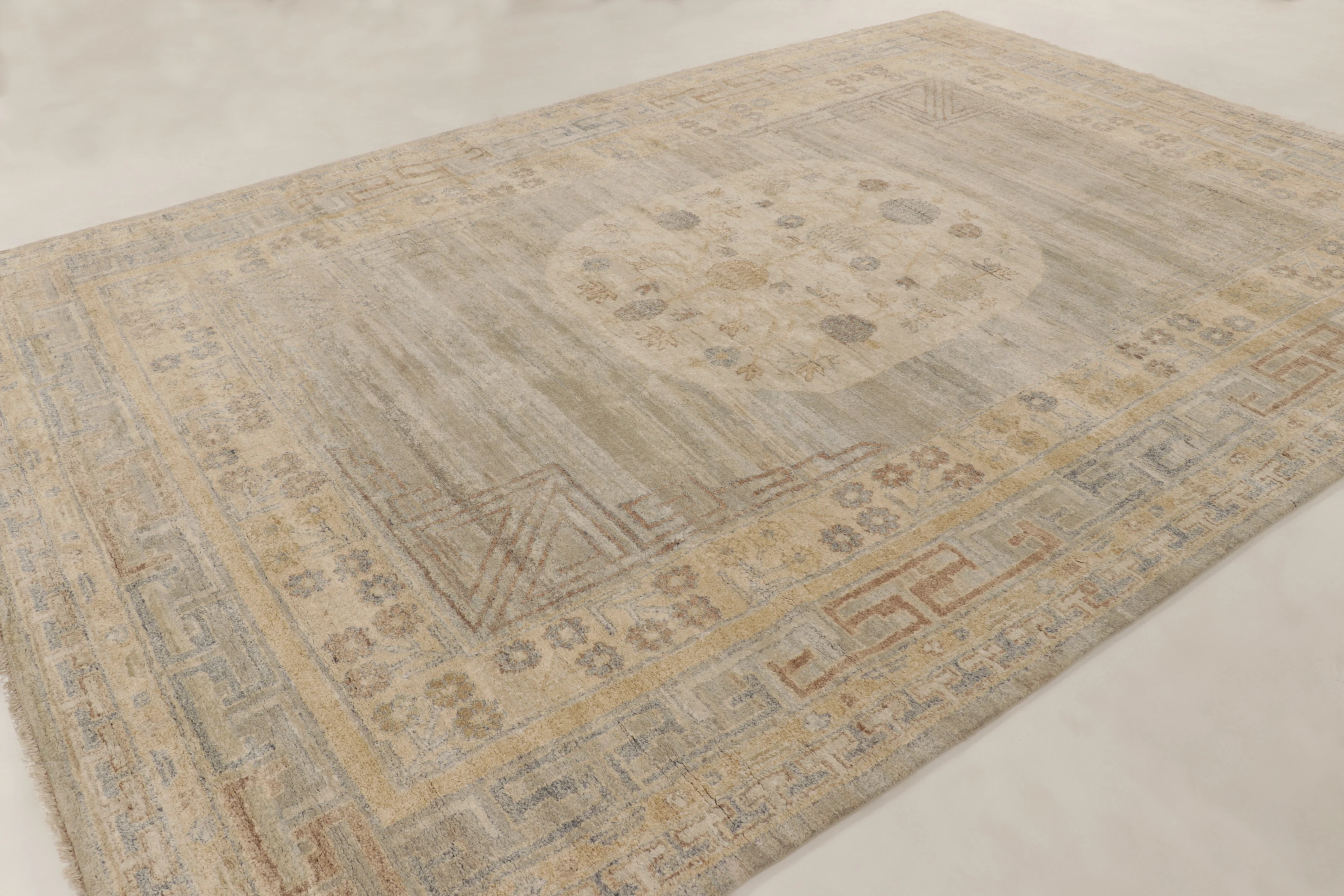 Oversized Khotan Medallion Rug