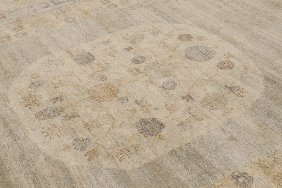 Oversized Khotan Medallion Rug