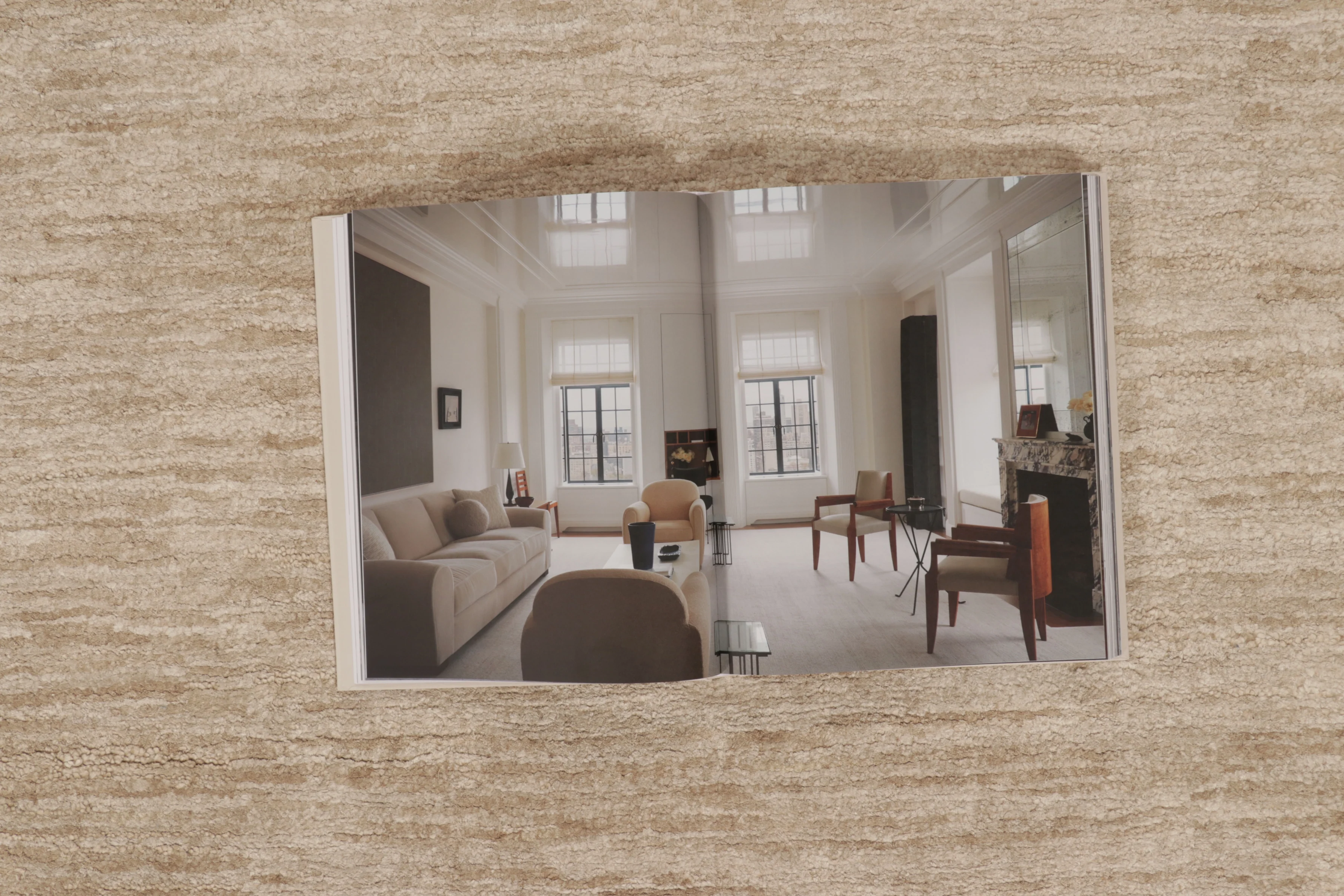Oversized Contemporary Textural Rug