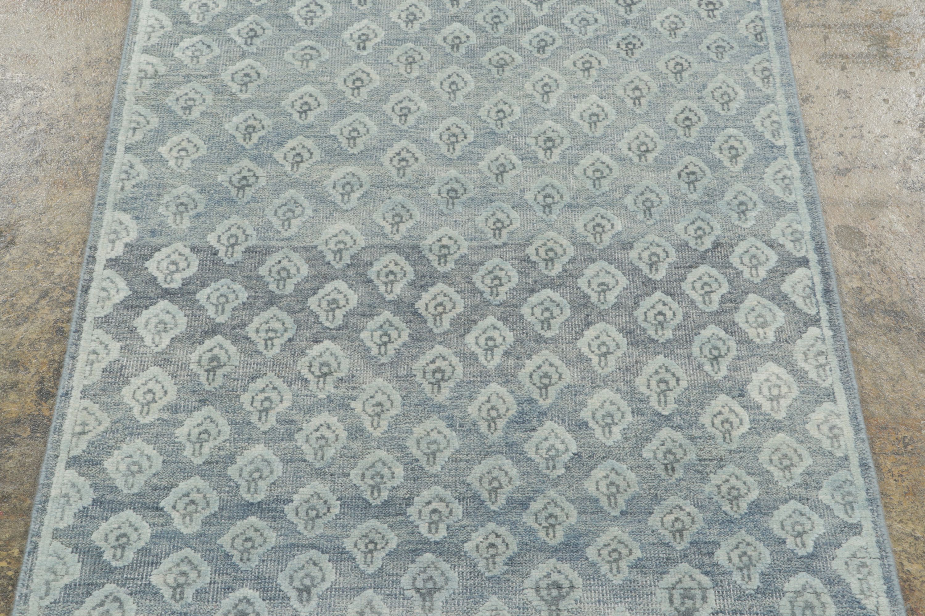 Block Print Geometric Runner