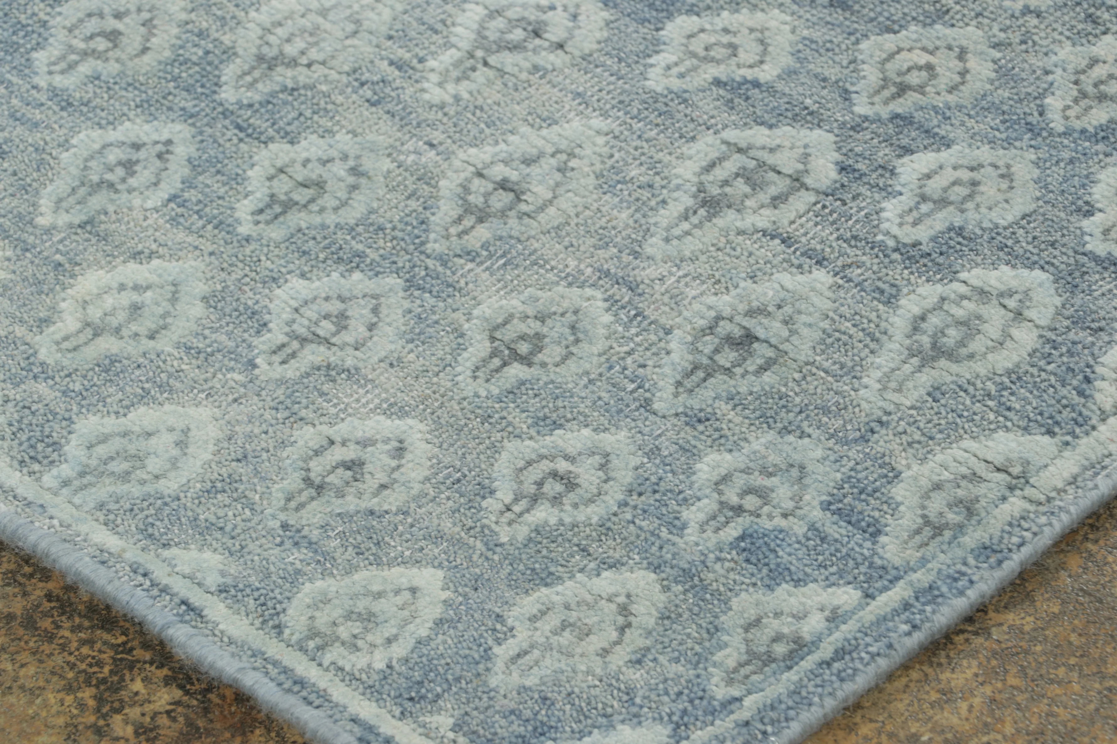 Block Print Geometric Runner