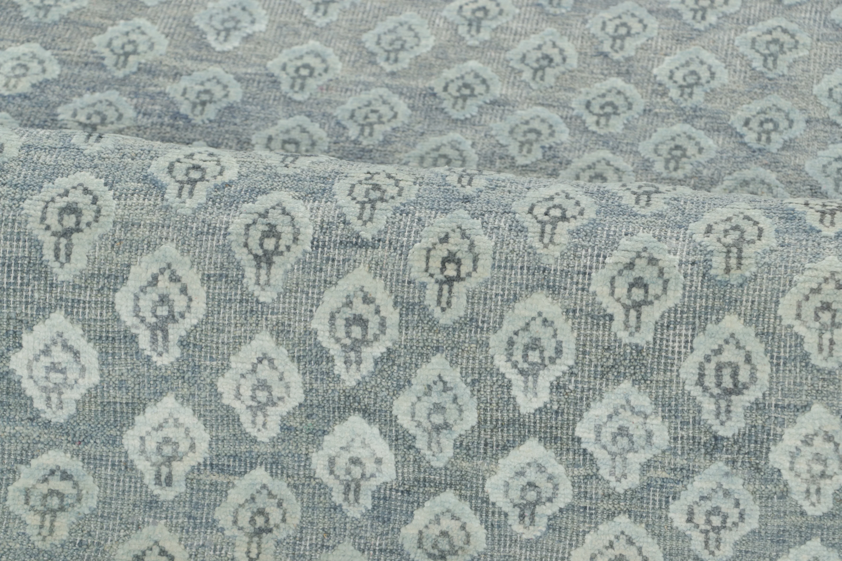 Block Print Geometric Runner