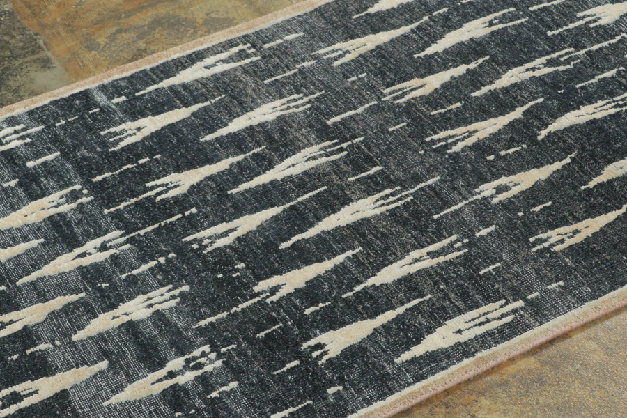 Block Print Geometric Rug