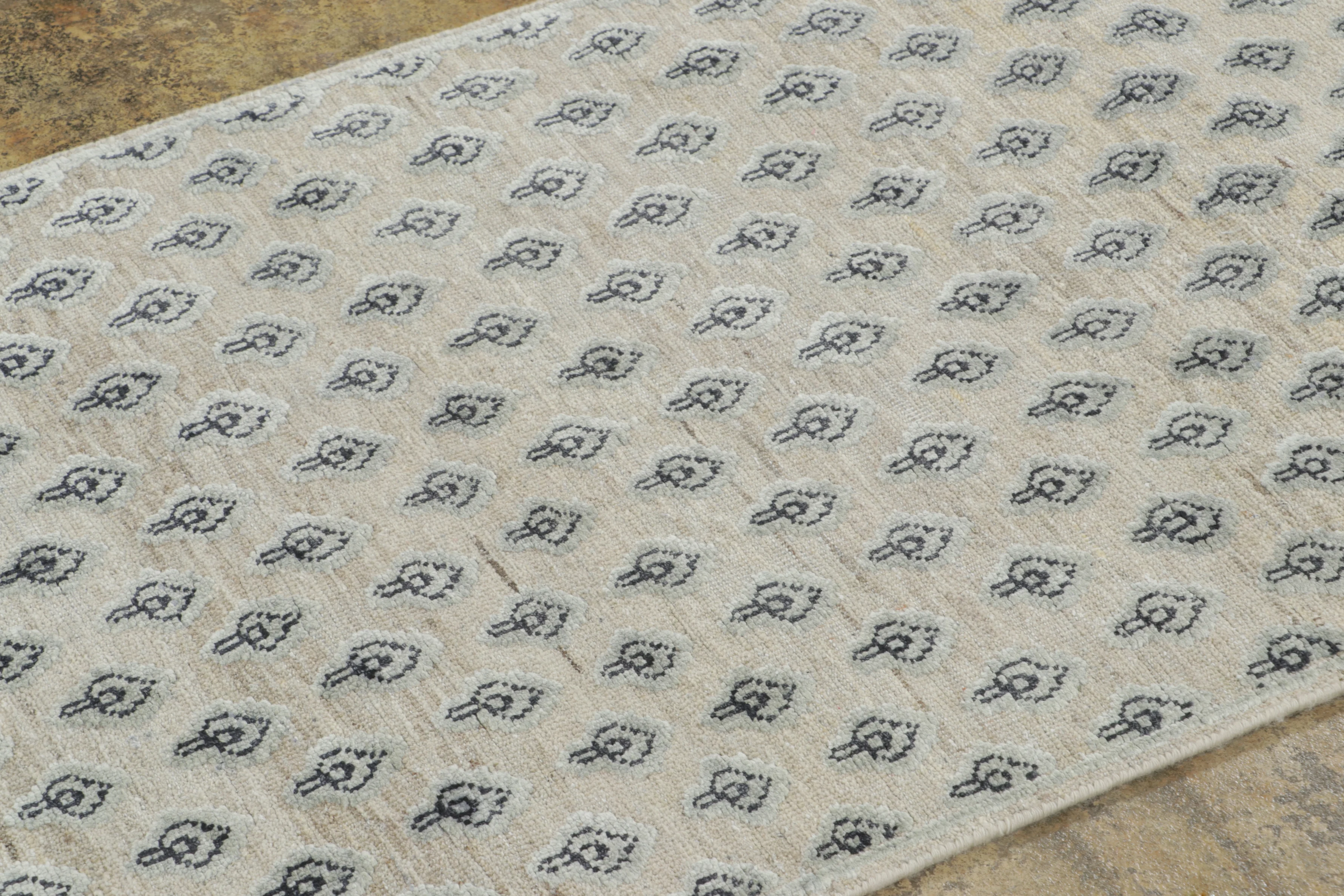 Block Print Geometric Rug