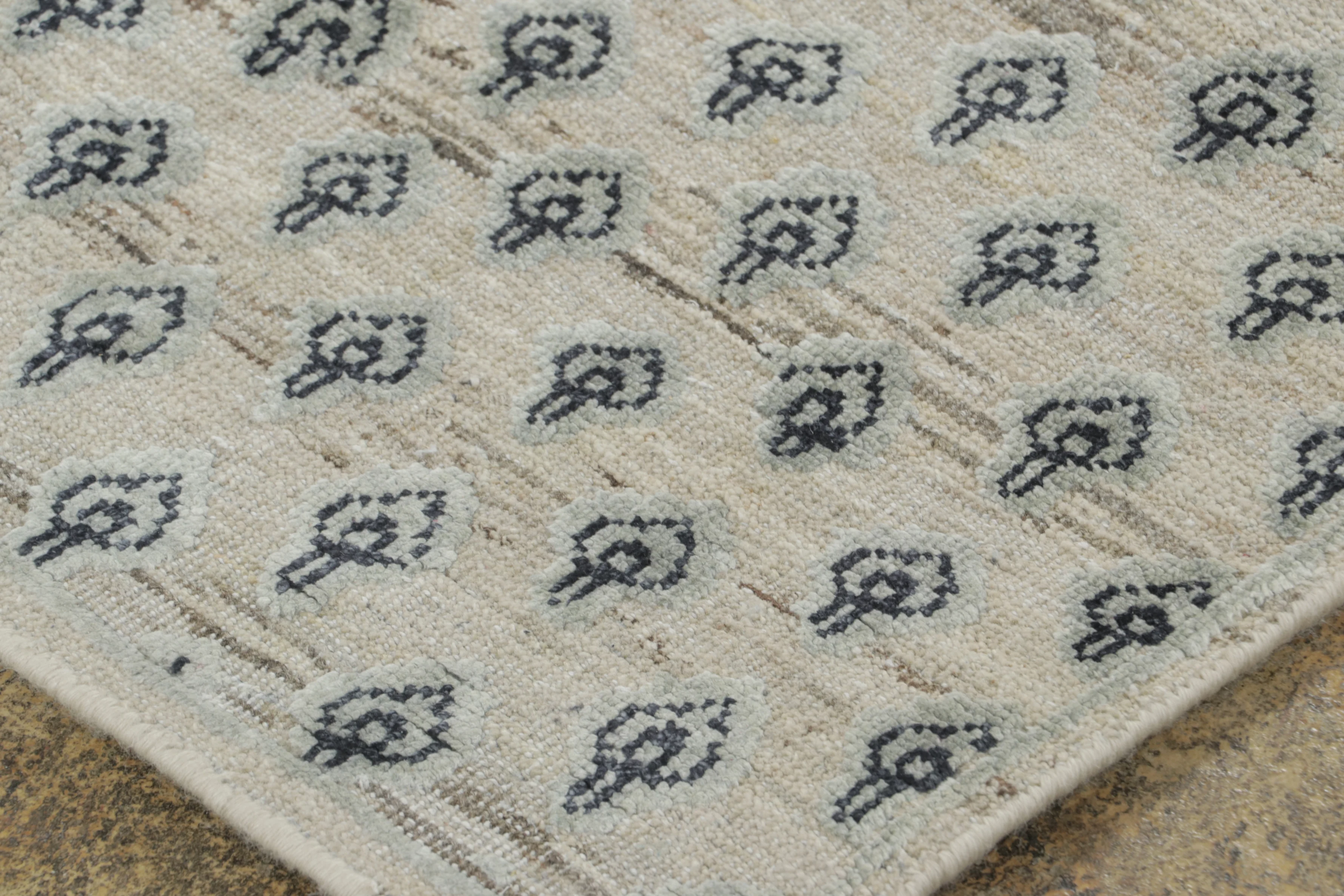 Block Print Geometric Rug