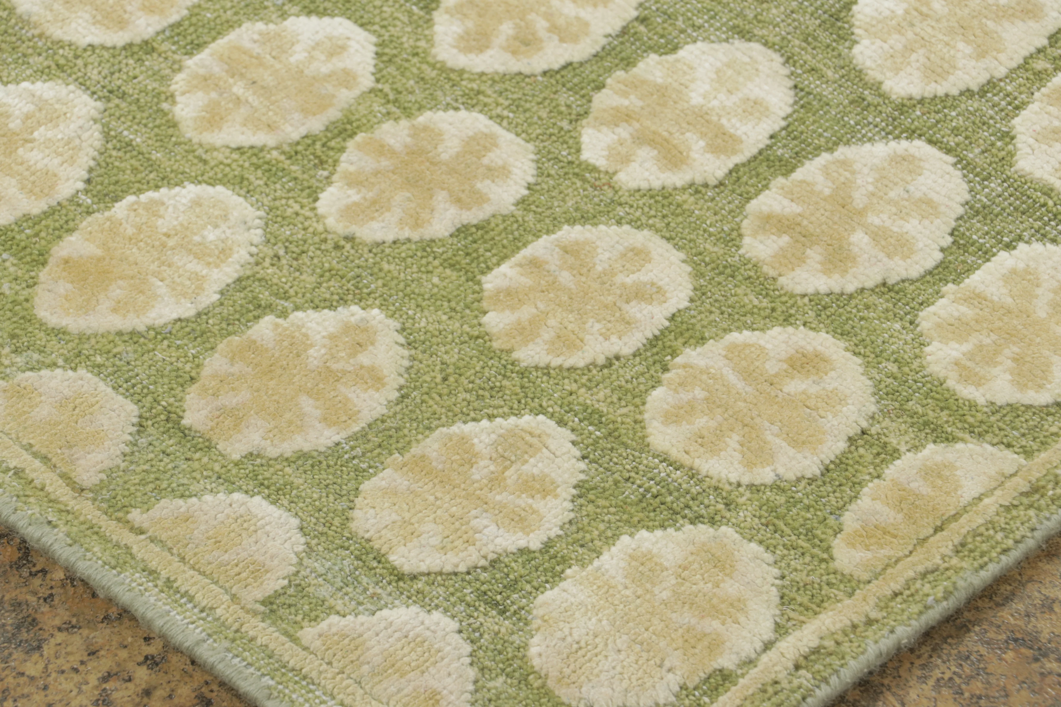 Block Print Floral Rug