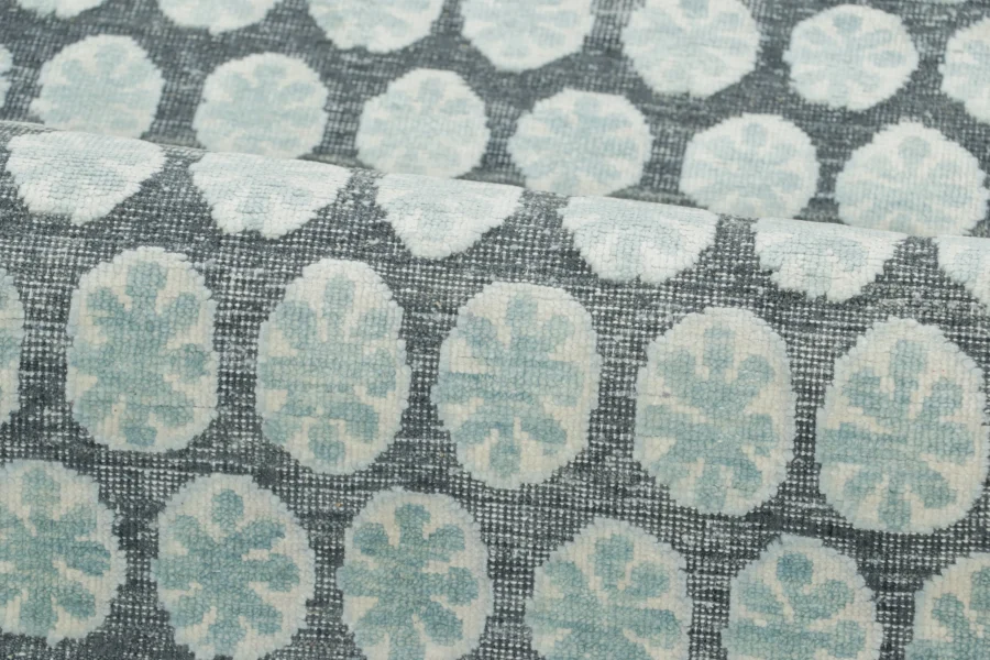Block Print Floral Rug