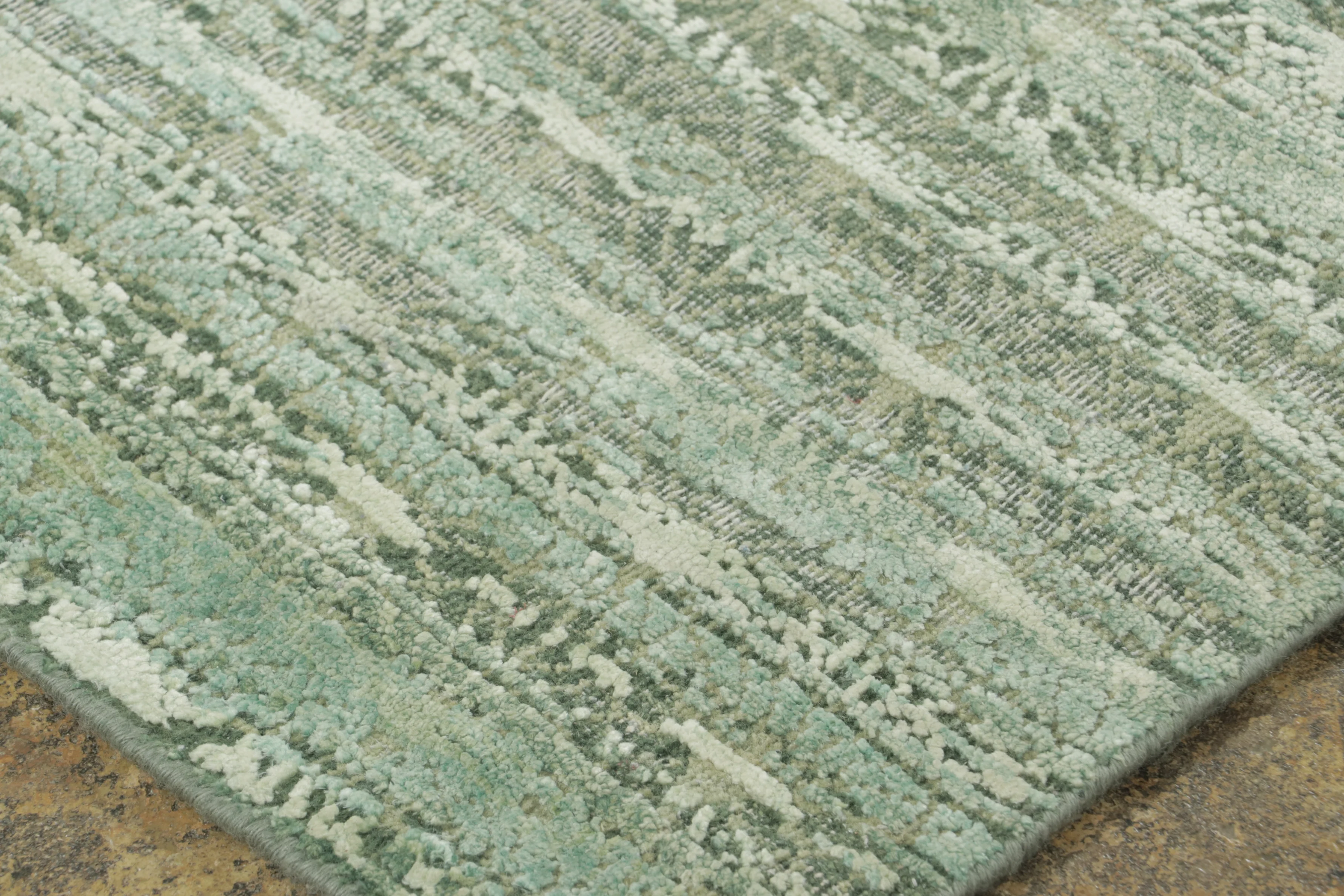 Block Print Geometric Rug