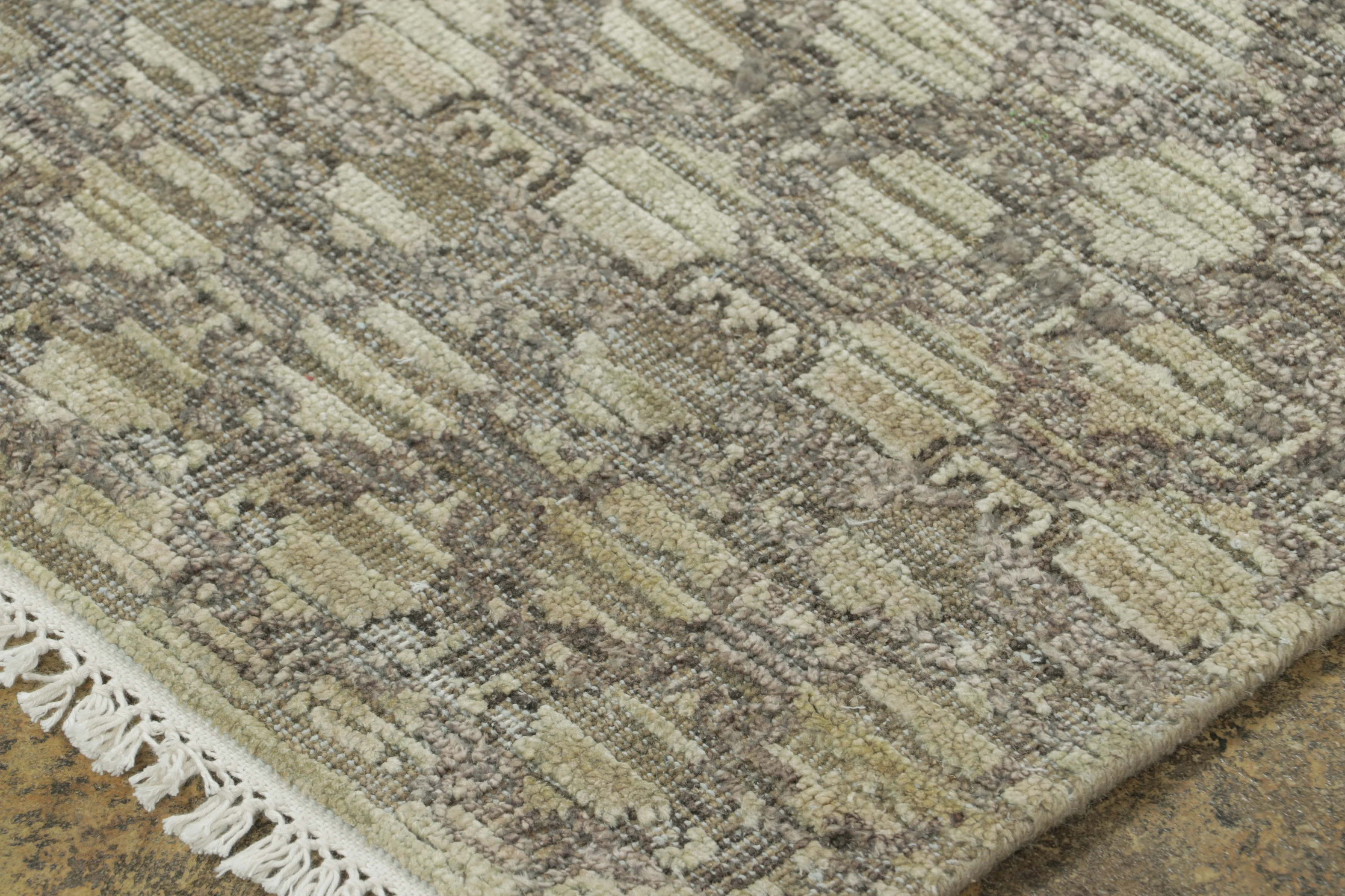 Block Print Geometric Rug