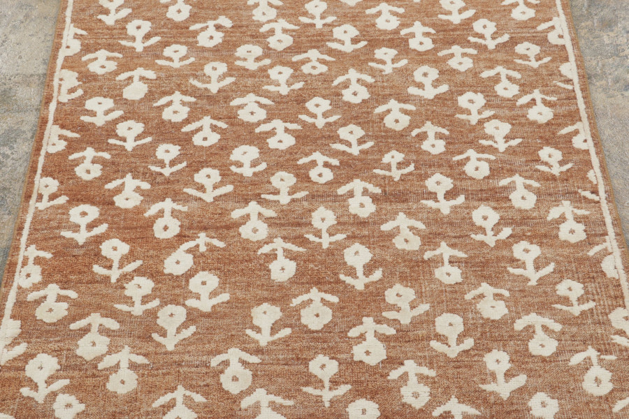 Block Print Floral Rug