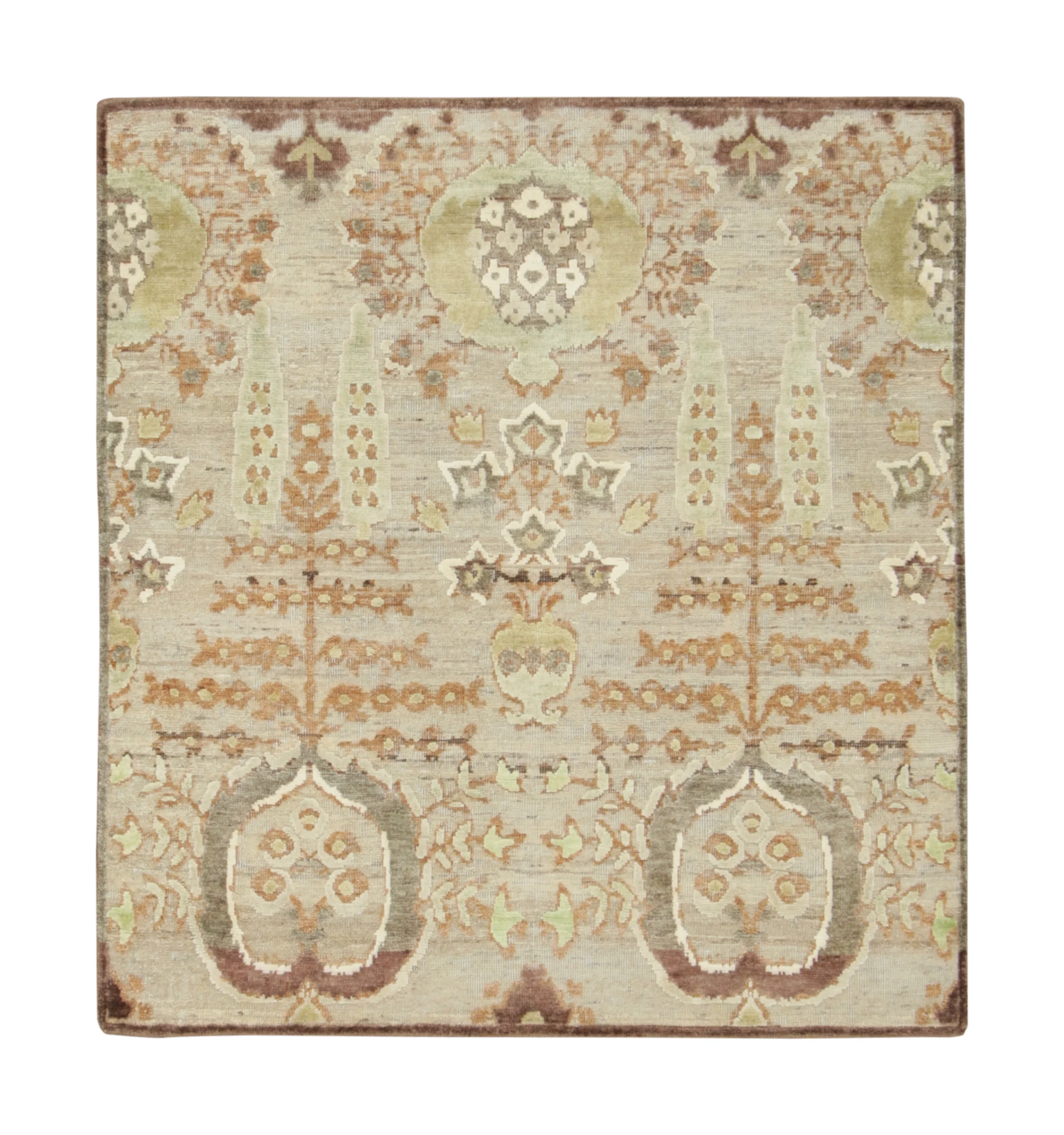 Block Print Floral Rug