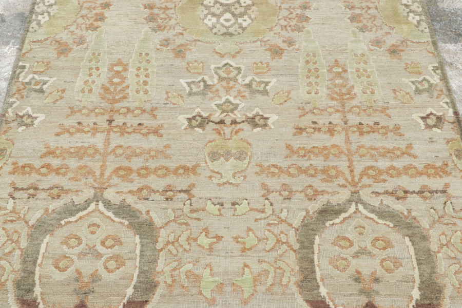 Block Print Floral Rug