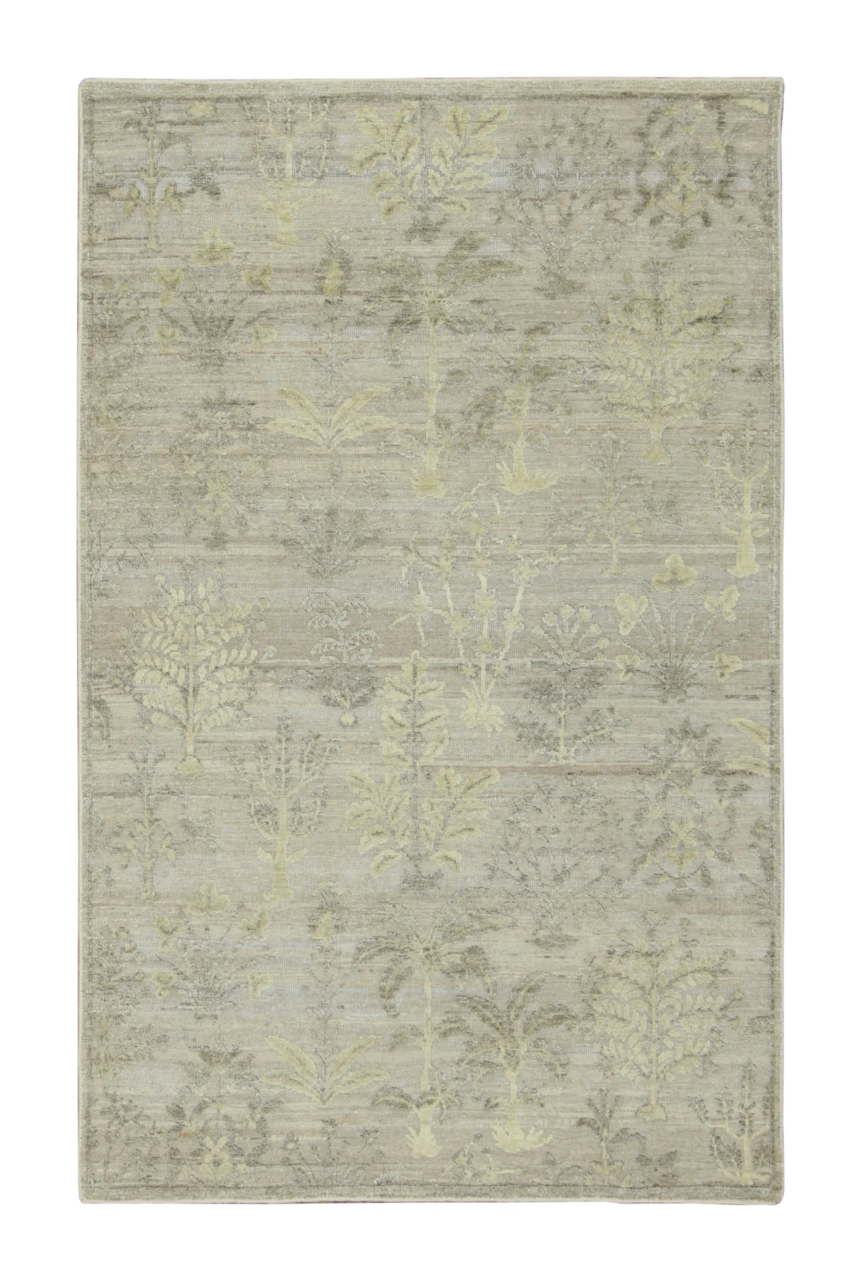 Block Print Floral Rug