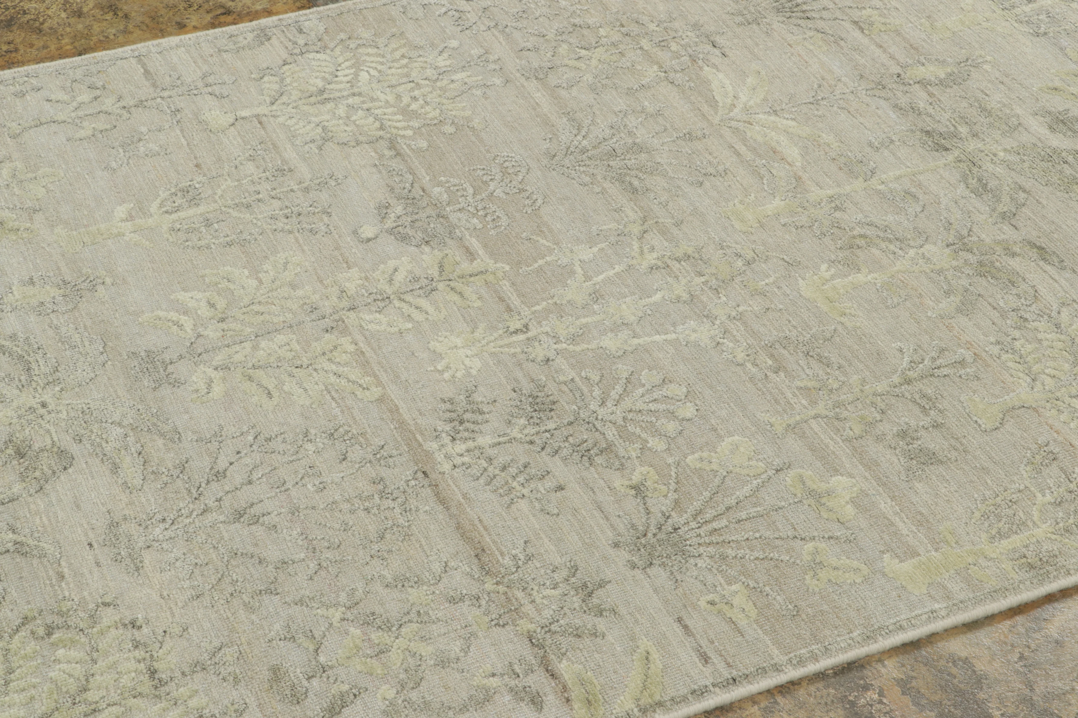 Block Print Floral Rug