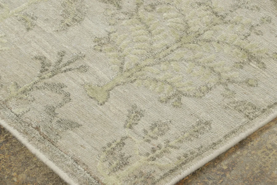 Block Print Floral Rug