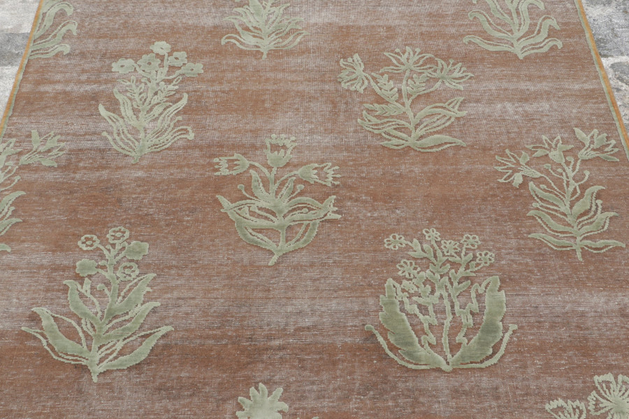 Block Print Floral Rug