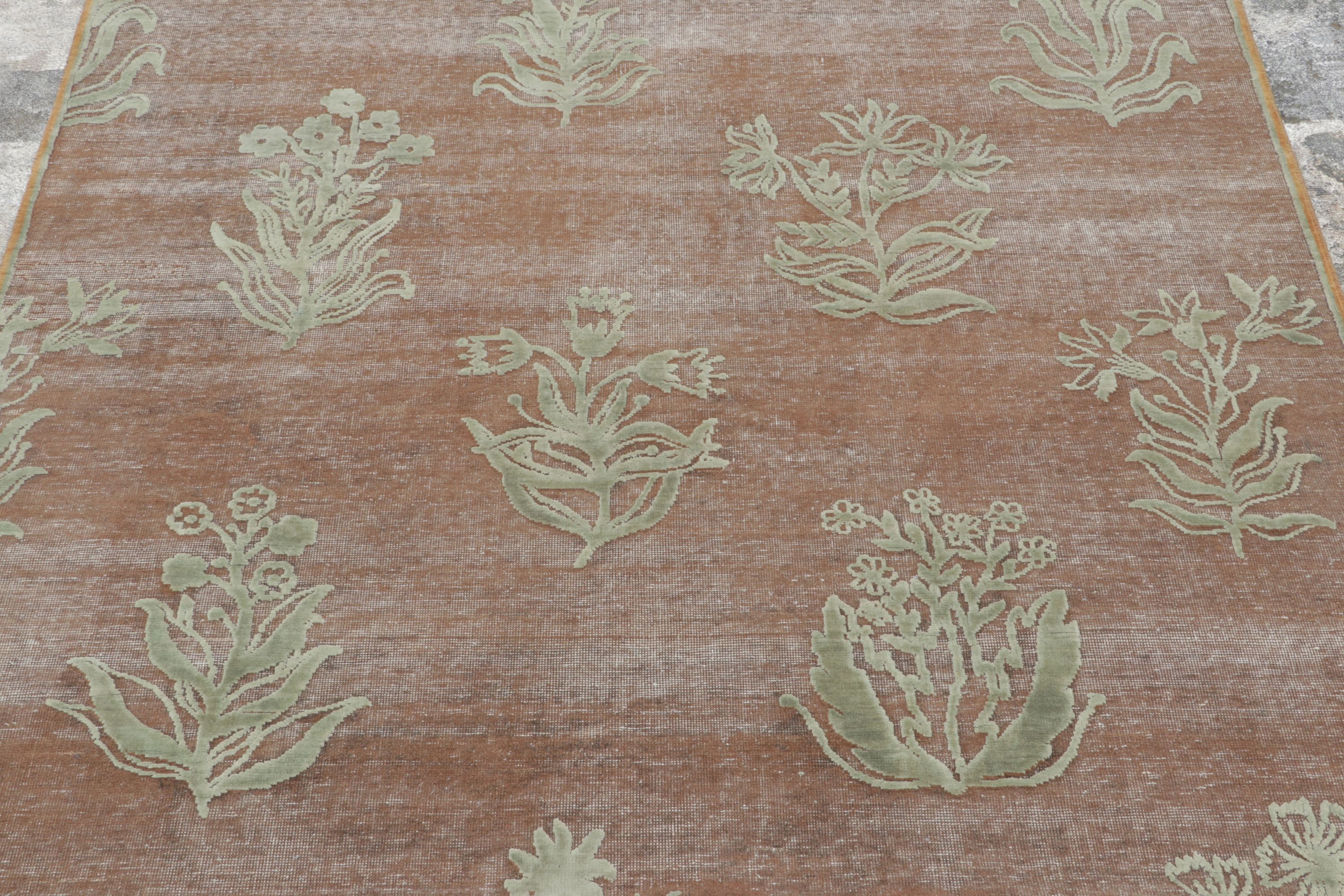 Block Print Floral Rug