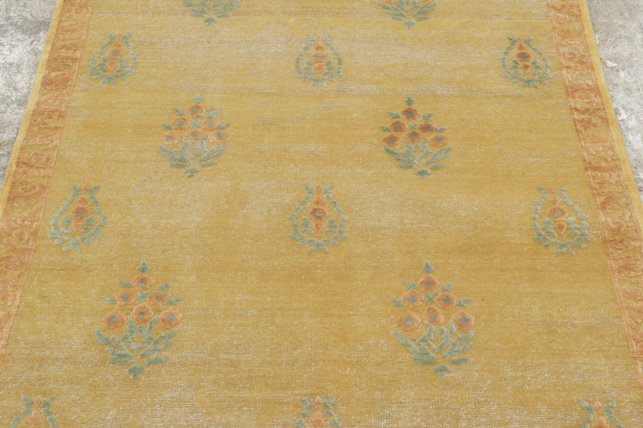 Block Print Floral Rug