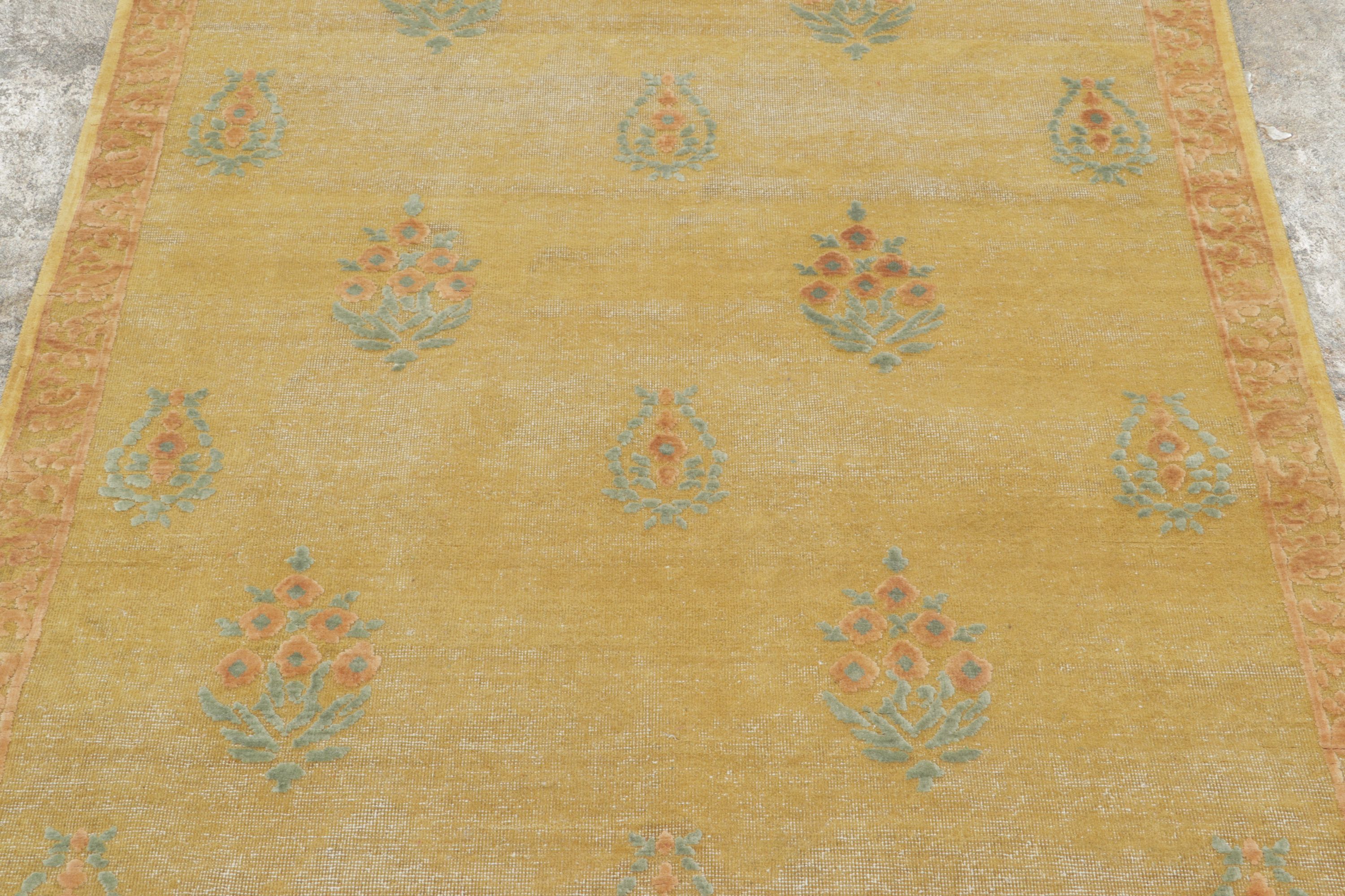Block Print Floral Rug
