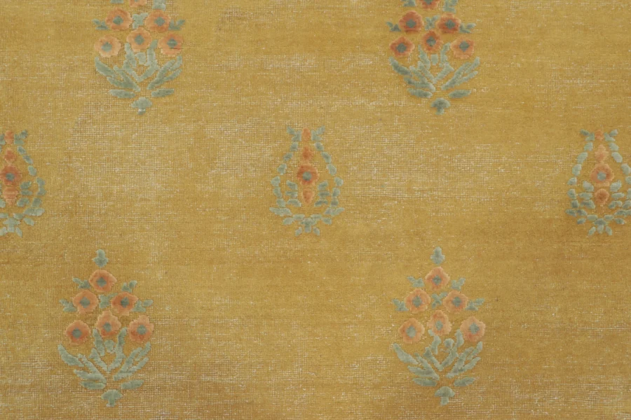 Block Print Floral Rug