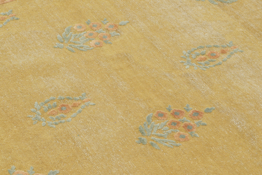 Block Print Floral Rug