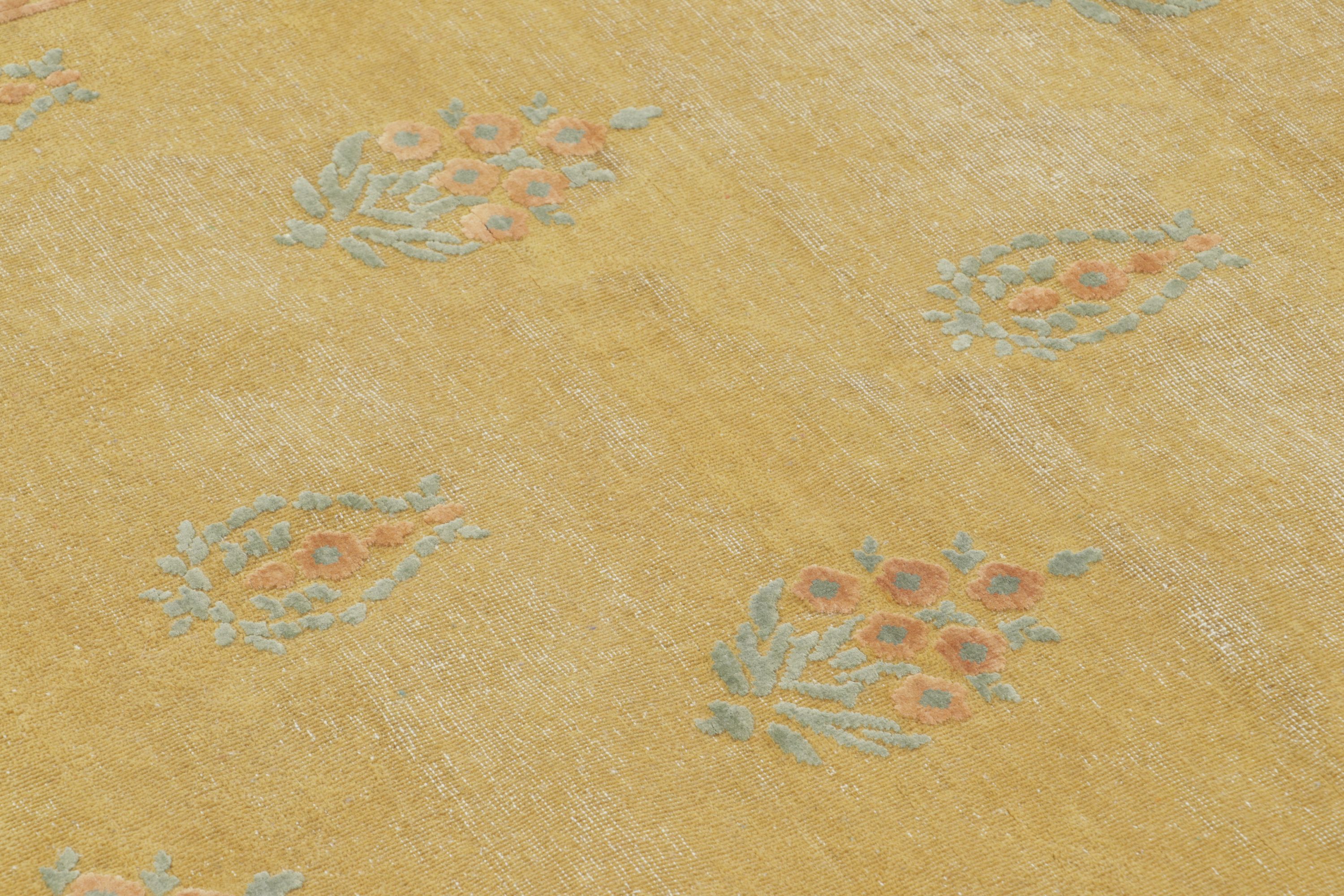 Block Print Floral Rug