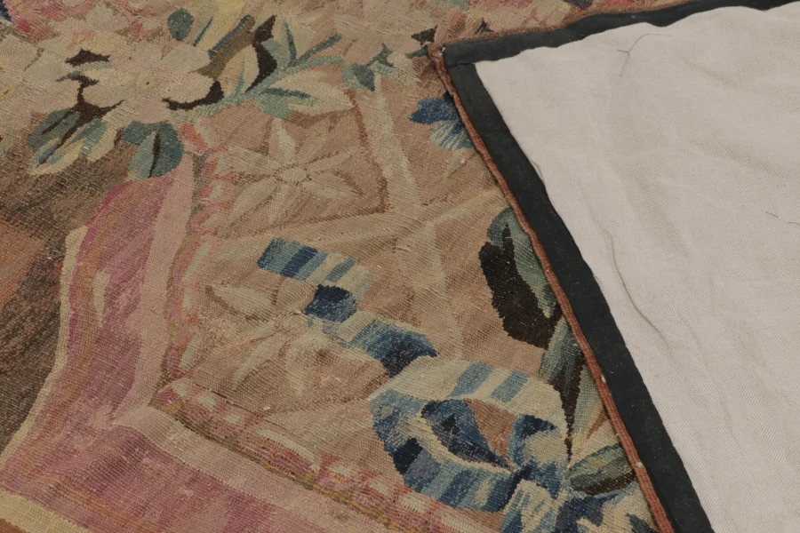 Oversized Antique French Aubusson Rug