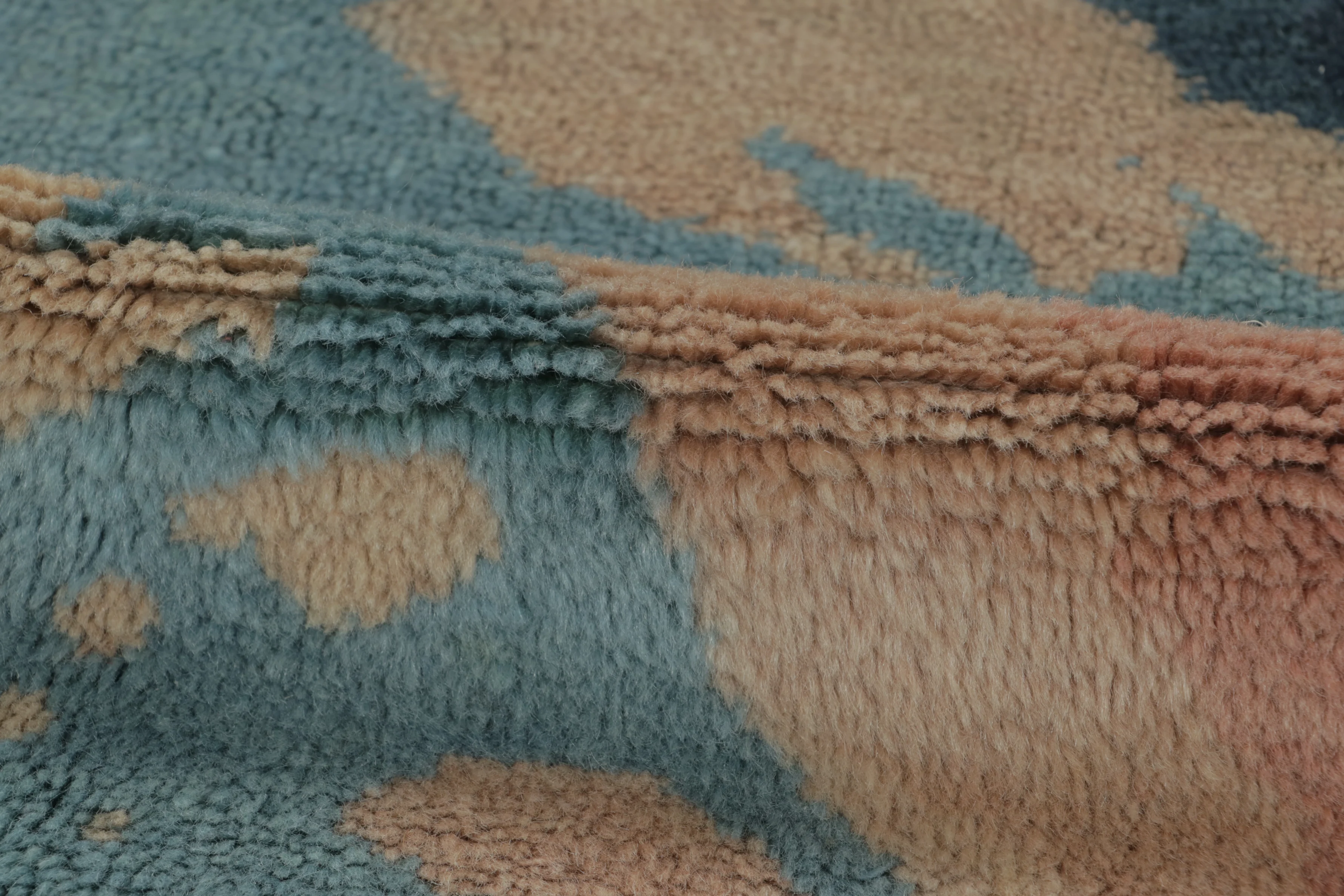 Antique French Art Deco Abstract Square Rugs