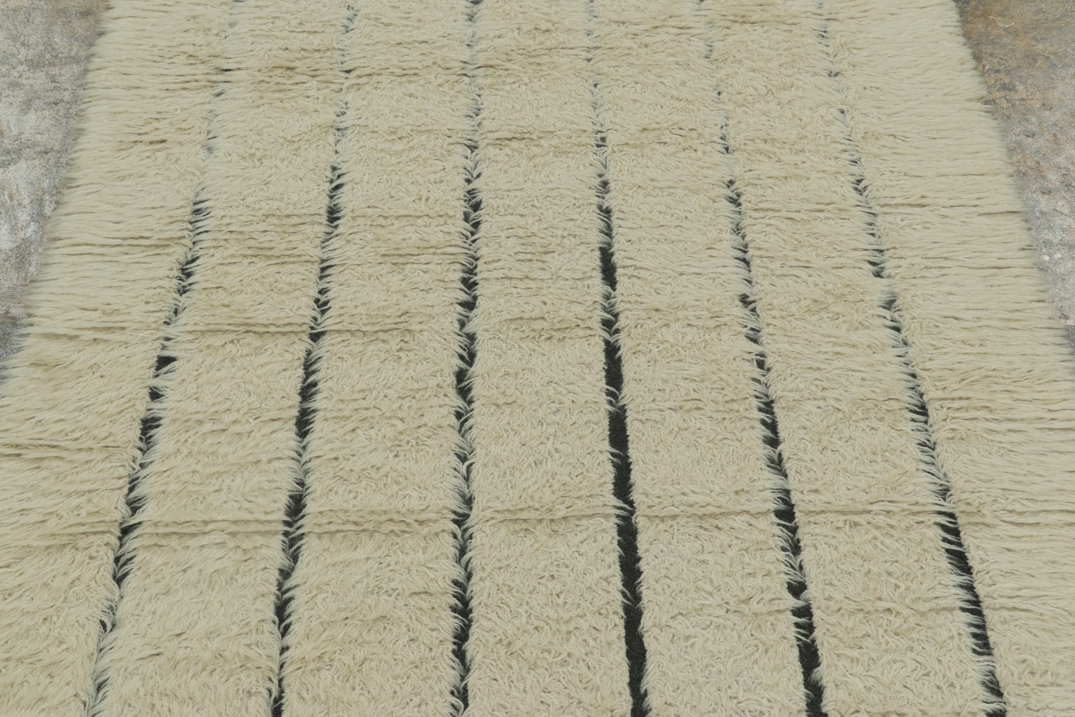 Vintage Scandinavian Geometric Rug