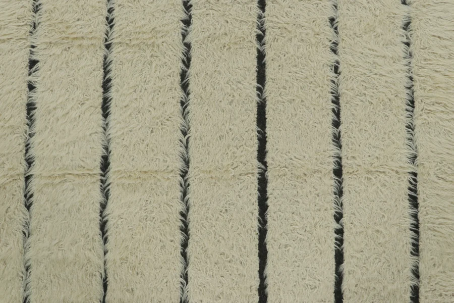 Vintage Scandinavian Geometric Rug