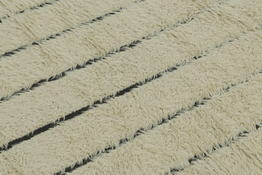 Vintage Scandinavian Geometric Rug