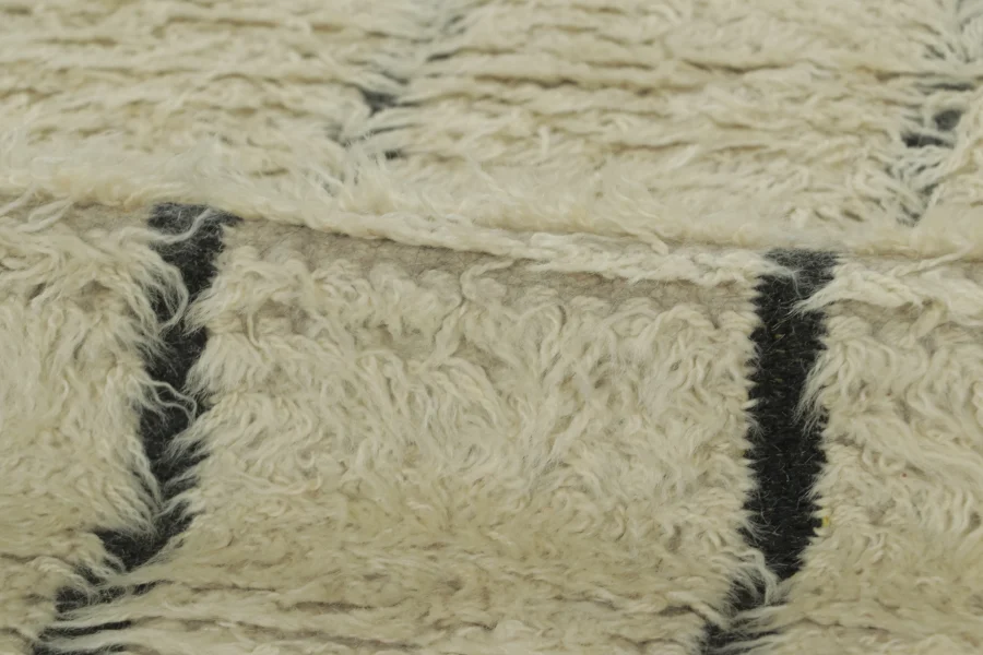 Vintage Scandinavian Geometric Rug