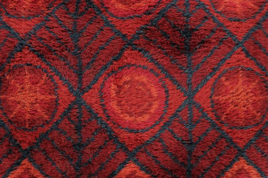 Vintage Scandinavian Rya Rug