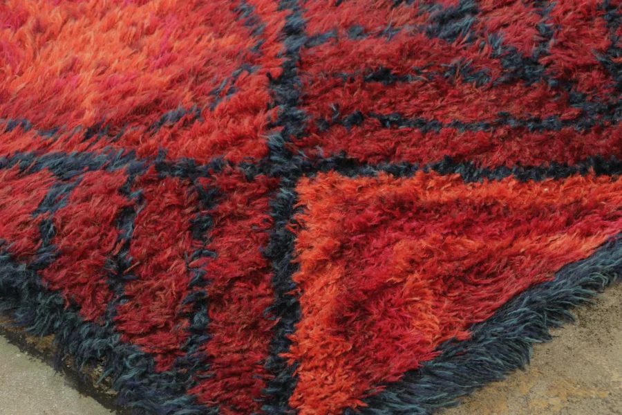 Vintage Scandinavian Rya Rug